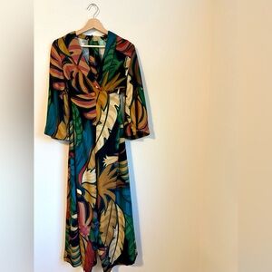 FARM Rio Multicolor Tropical Print Jumpsuit